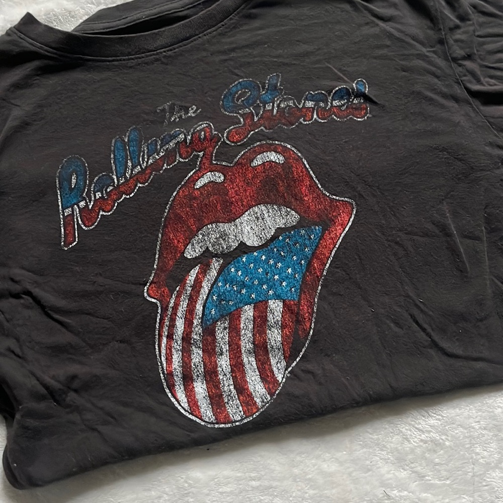 graphic womens rolling stones vintage tee